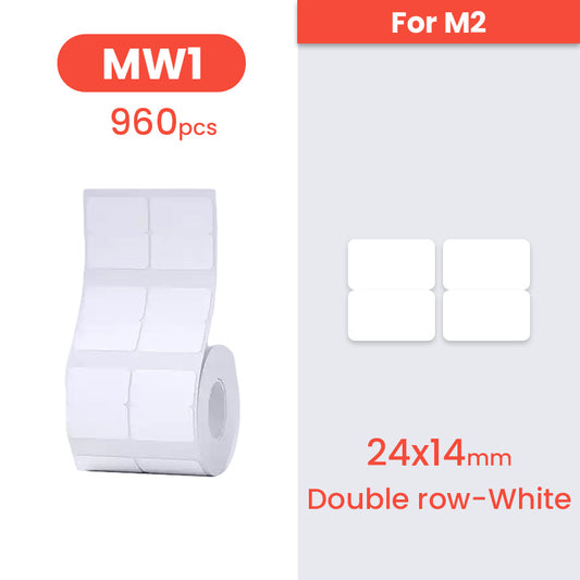 M2 Label - White